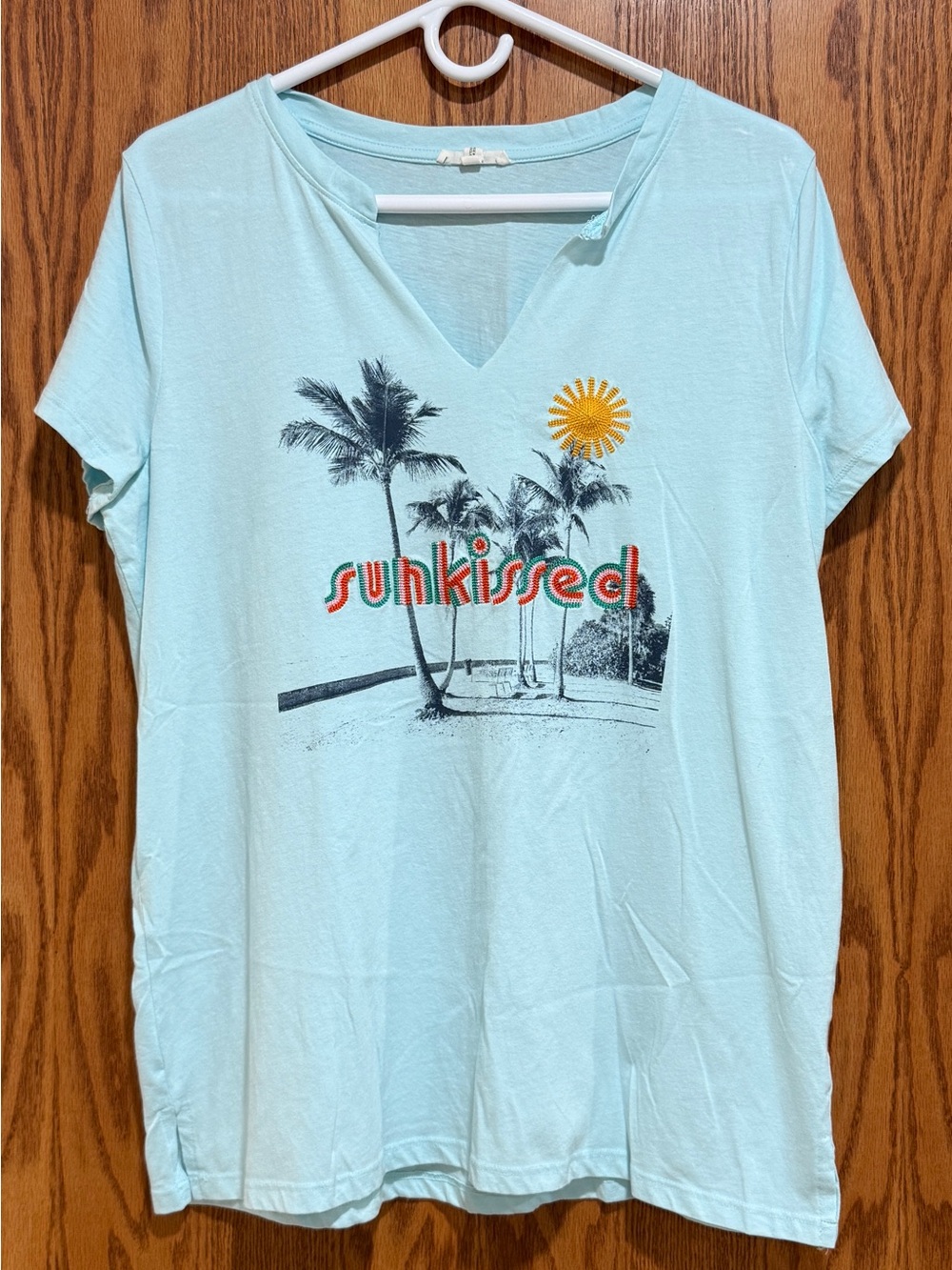 Maurices V-Neck 'Sunkissed' Graphic Tee